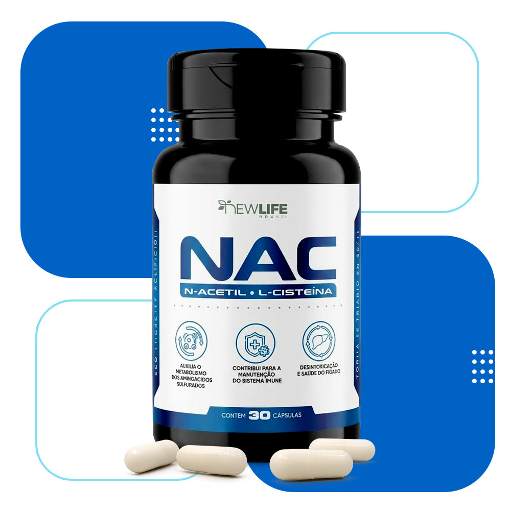 NAC (N-Acetil L-Cisteína 600mg) - NEW LIFE