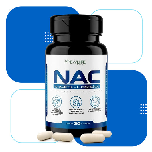 NAC (N-Acetil L-Cisteína 600mg) - NEW LIFE